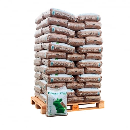 Pellet Bioforestal ENplus A1, pallet da 70 sacchi da 15 kg