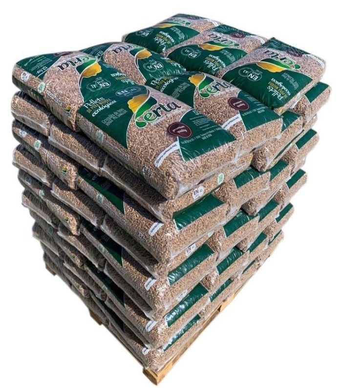 Pellet Erta, lotto da 77 sacchi