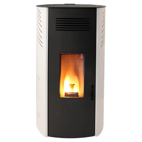 Stufa a pellet CTL Emy 8 kW bianca