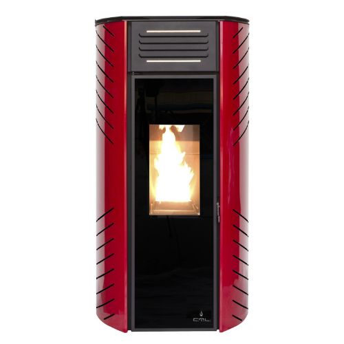 Stufa a pellet CTL Zara 10 kW bordeaux