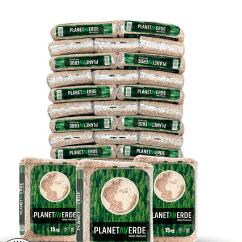 Pellet Pianeta Verde, pallet da 77 sacchi da 15 kg