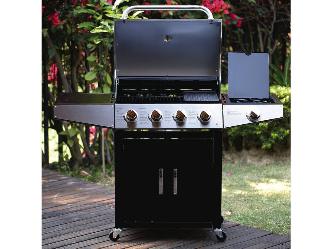 Griglia barbecue Habitat et Jardin Party 5, acciaio 63,5 x 40,6 cm