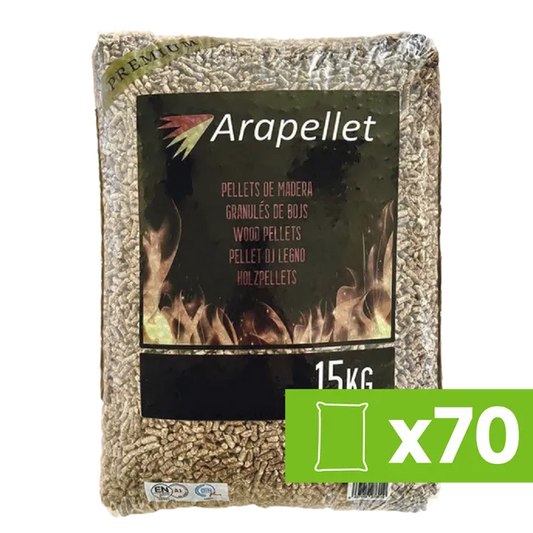 Arapellet, 70 sacchi da 15 kg