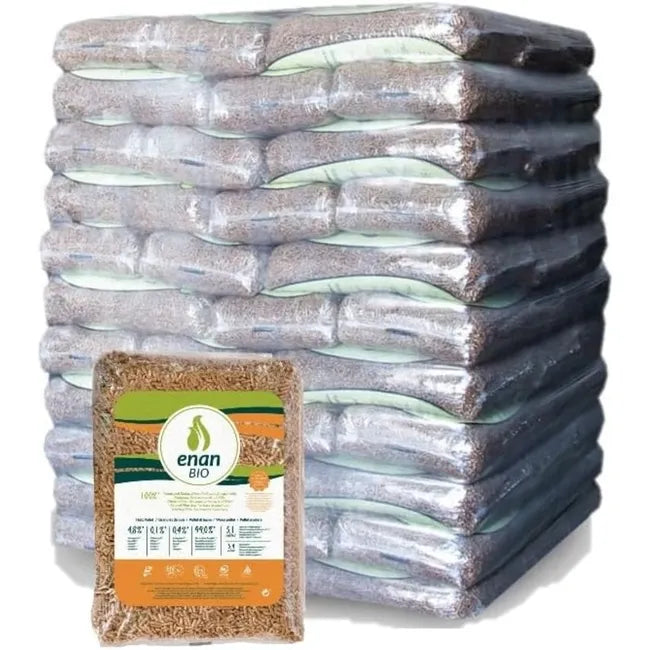 Pellet ENAN Bio ENplus A1, pallet da 70 sacchi da 15 kg