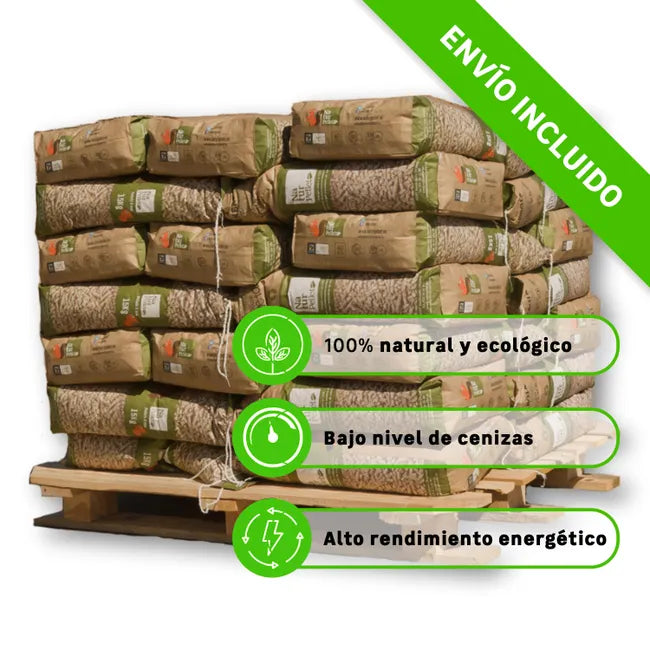 Pellet Naturpellet, pallet da 35 sacchi