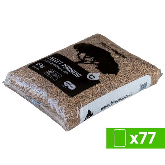 Pellet Pignone, 77 sacchi da 15 kg