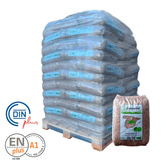 Pellet Burpellet ENplus, 4 pallet, 308 sacchi da 15 kg